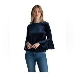 Premise Studio faux leather top